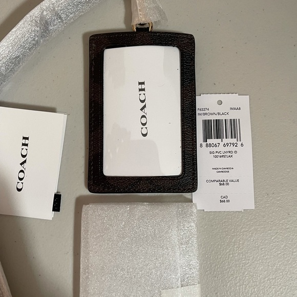Coach ID LANYARD IN SIGNATURE CANVAS - Picture 3 of 3